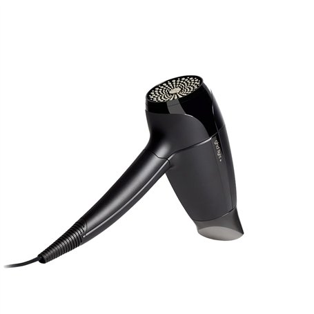 ghd - Sèche-cheveux ghd Flight+ - Sèche-cheveux de voyage (Noir) - Vanity inclus - Pliable et double voltage - 78% de la puisse 