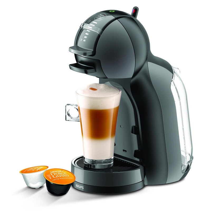 Krups Nescafé Dolce Gusto Machine à café capsules multi-boissons, 0.8 L, 15 bars, Cafetière compacte, Arrêt automatique, Taille 