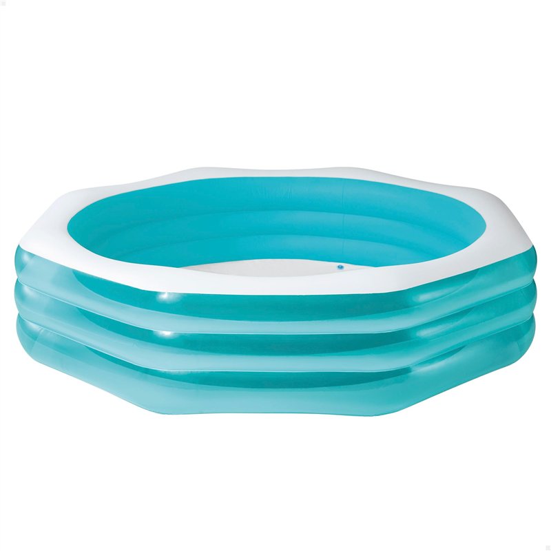 Intex Swim Center Piscine familiale octogonale, Taille gonflée : 2,54 m x 2,54 m x 56 cm (58492NP)