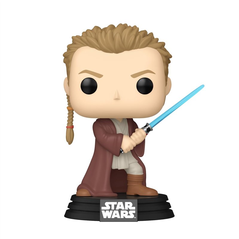 Image secondaire de Funko Pop! Star Wars: Star Wars Episode 1 The Phantom Menace Anniversary - Obi-Wan Kenobi - (Young) - Figurine en Vinyle à Colle