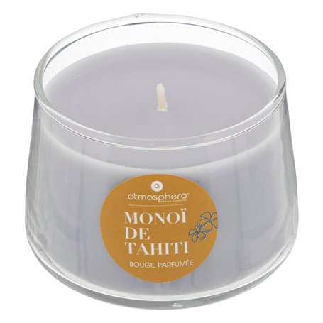 Atmosphera - Bougie parfumée Izor en verre D7,5cm