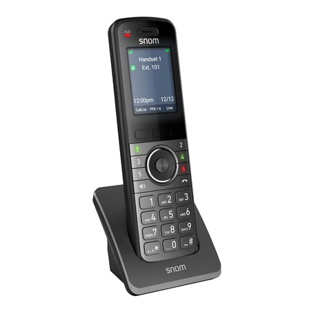 Snom M55 TéLéPhone sans Fil NuméRique DECT - Grand ÉCran Couleur 2,4-6 Touches Programmables - Batterie Longue Durée - Comp