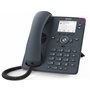 Snom D150 TéLéPhone VoIP SIP avec Fil Gris Ardoise - ÉCran LCD 2,8 Pouces, Switch Ethernet Gigabit, PoE Classe 1, 2 Comptes S