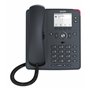 Snom D150 TéLéPhone VoIP SIP avec Fil Gris Ardoise - ÉCran LCD 2,8 Pouces, Switch Ethernet Gigabit, PoE Classe 1, 2 Comptes S