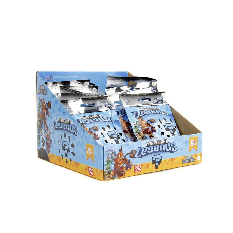Image secondaire de Jada Toys - Minecraft Blind Pack Nanofigs, Vague 2, Minecraft Legends Nano Figurine à Collectionner en métal, Différents modèles