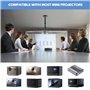 2 in 1 Support Videoprojecteur Plafond, Support Mural Videoprojecteur, Support Projecteur, 360° Schwenkbar Support Rétroprojecte
