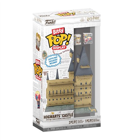 Funko Bitty Pop! Display: Harry Potter - Hogwarts Castle - Albus Dumbledore™ and Luna Lovegood™ and Can Display A Total of 18 Ch
