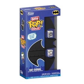 Funko Bitty Pop! Display: Star Wars - Batman Signal - Batman™ and The Joker™ and Can Display A Total of 18 Characters et Une Min