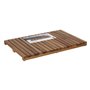 5Five - Tapis de Bain Caillebotis en Acacia 56x36cm - Antidérapant, Résistant à l'Humidité, Facile à Entretenir - Accessoire de