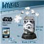 Ravensburger - Puzzle 3D Hylkies - Édition Star Wars - Figurine n°6 Stormtrooper - Adultes et Enfants - 54 pièces numérotées à A