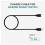 TUSITA USB-C Câble de Charge/Données Chargeur Compatible avec Garmin Montre - 1M