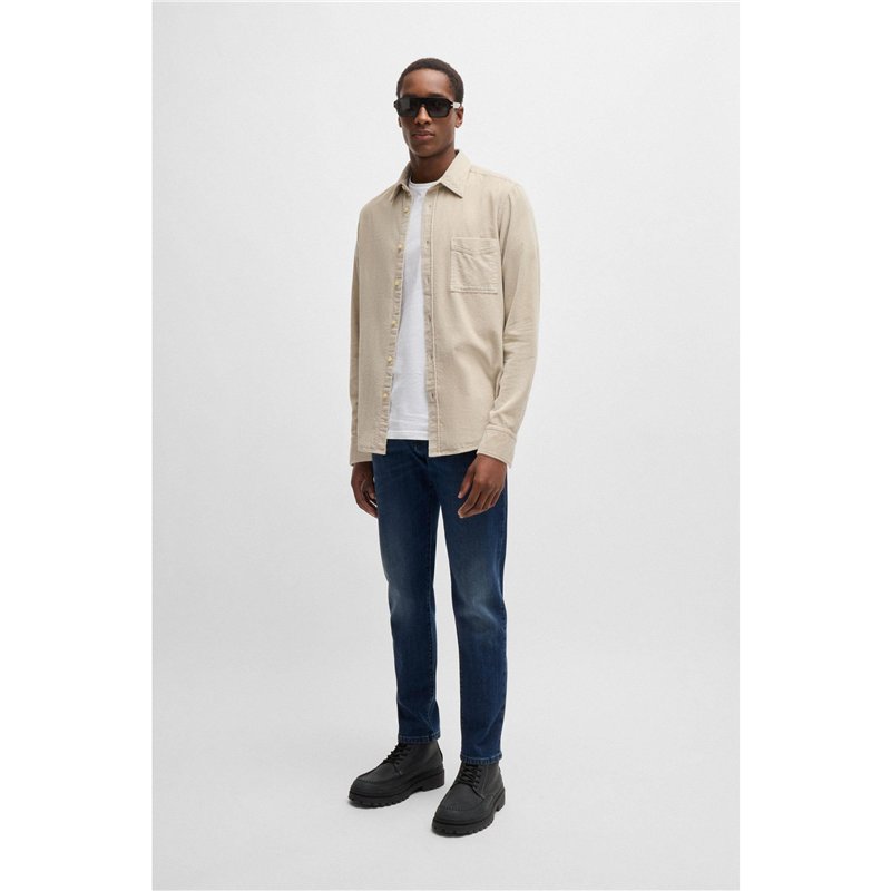 Image secondaire de BOSS Hommes RE.Maine BO Maine Jean Regular Bleu en Denim Stretch Confortable