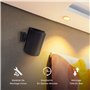 ERA100 Lot de 2 supports de fixation murale inclinables et pivotants, noir, double (2 pièces), compatibles avec Sonos ERA 100, i