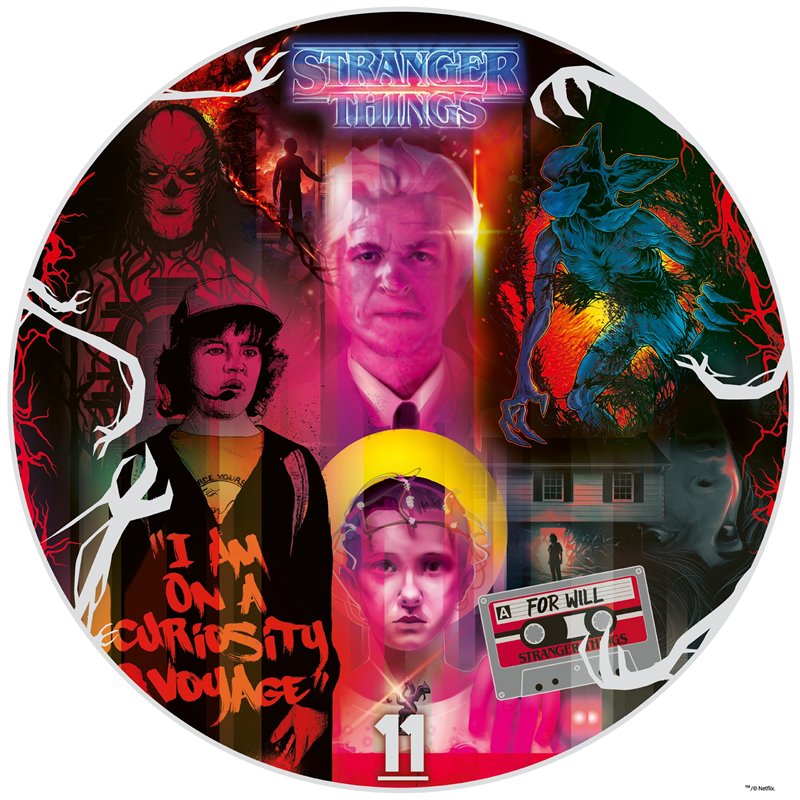 Ravensburger - Puzzle rond 500 pièces - Phénomènes surnaturels / Stranger Things - Adultes et enfants dès 10 ans - Puzzle de qua