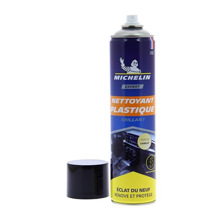 MICHELIN Expert 009498 Nettoyant Brillant Plastiques Voiture, Renove et Protège, Vanille, 600 ML