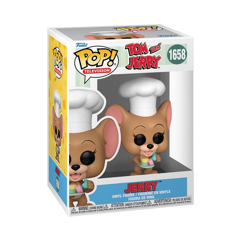 Funko Pop! TV: Tom & Jerry - Jerry - Tom and Jerry - Tom et Jerry - Figurine en Vinyle à Collectionner - Idée de Cadeau - Produi