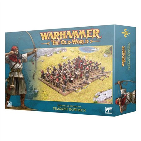 Warhammer - Archers Paysans du Royaume de Bretonnie - 36 figurines en plastique - Age 12+
