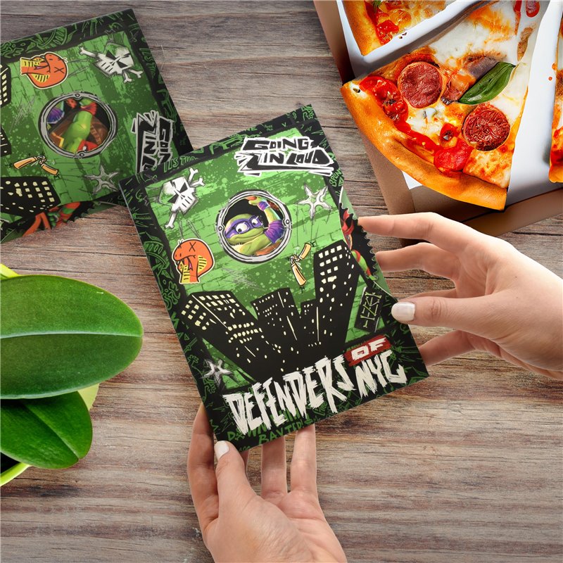 Image secondaire de Ninja Turtles Carnet de notes TMNT DIN A5 avec disque rotatif, 120 pages lignées, Comme carnet de notes ou journal intime, Offiz