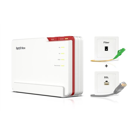 AVM Fritz!Box 5690 Pro (routeur Wi-FI 7 Premium avec tribande (2,4 GHz, 5 GHz, 6 GHz) jusqu'à 18,5 Gbit/s, pour Fibre Optique et