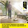 Kärcher Nettoyeur de Sols Durs Intelligent FC 8 Smart Signature Line, Sans Fil, Connecté, Silencieux, 4 Rouleaux Microfibres, Ba