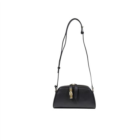 Furla Vitello Sidney Goccia Crossbody Nero