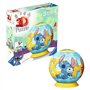 Ravensburger - Puzzle 3D Ball - Stitch - A partir de 6 Ans - 72 pièces numérotées à Assembler sans Colle - Support Inclus - Diam