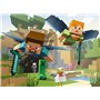 Ravensburger - Puzzle Enfant - 200 pièces XXL - Les Aventures de Minecraft - Fille ou garçon dès 8 Ans - Puzzle de qualité supér