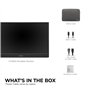 ViewSonic VX1654 Moniteur de Jeu Portable 16 Pouces (1920 x 1080), 144 Hz, 6,5 ms, SuperClear® IPS, Mini HDMI, 2 USB de Type C,