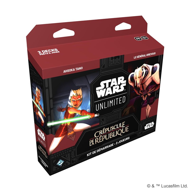 Image secondaire de Asmodee - FFG - Star Wars : Unlimited Crépuscule de la République - Kit de démarrage 2 Joueurs - Jeu de Cartes à Collectionner -