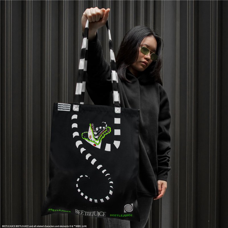 Image secondaire de Cinereplicas Beetlejuice - Tote Bag Ver des Sables - 42 * 38cm - Licence Officielle