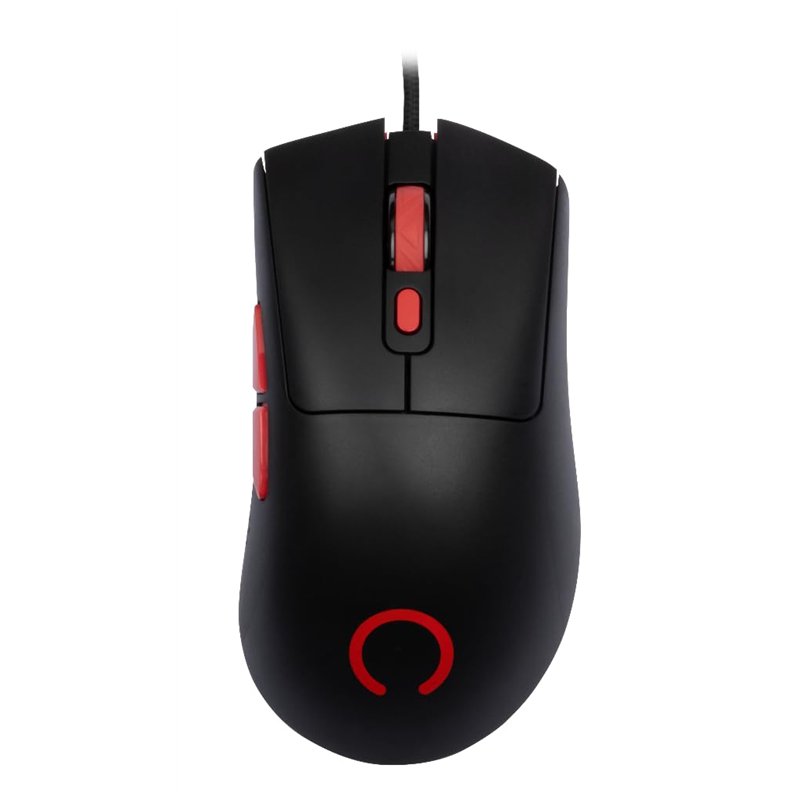 Konix Souris Gaming Filaire Warlock Ultra légère 61 g pour PC - 6 Niveaux DPI - Vitesse 150 cm/s - Accélération 20 g - Câble tre