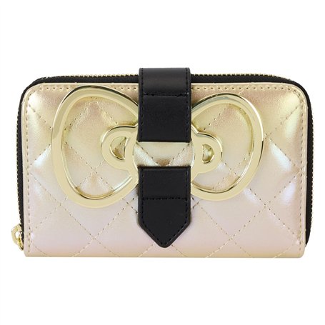 Loungefly Sanrio Portefeuille zippé doré 50e anniversaire