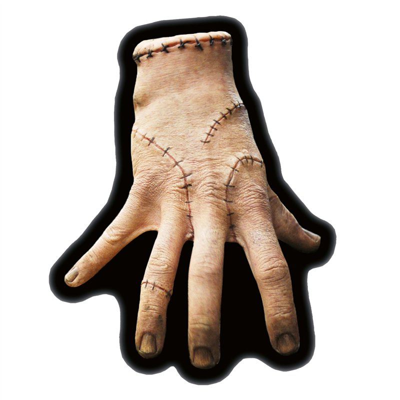 Herding Coussin contour de Décoration Wednesday, 35 x 20 cm, 100% polyester, Noir, coussin moulé