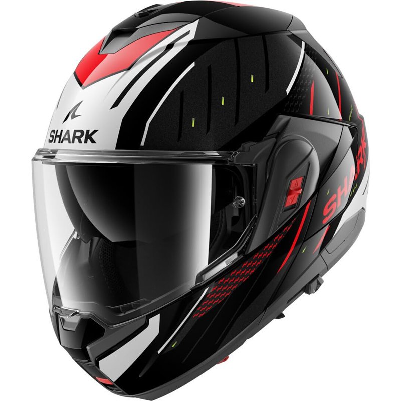 Image secondaire de SHARK, Casque Moto Modulable OXO RYDGER Black Silver Red KSR, M