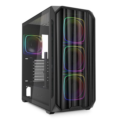 Sharkoon AK5M RGB Noir, boîtier PC ATX