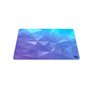 ENDORFY Crystal Blue L Tapis de Souris 450x400 mm L, Guide de Souris Lisse, Bord imprimé, Base en Caoutchouc antidérapant, Desig