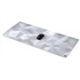 ENDORFY Crystal Onyx White XL Tapis de Souris XXL 900x400 mm, Guide de Souris Lisse, Bord imprimé, Base en Caoutchouc antidérapa