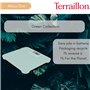 TERRAILLON - POWER FREE - Pèse personne électronique sans piles ni batterie, Ecologique, Dynamo, Capacité 180 Kg, Verre