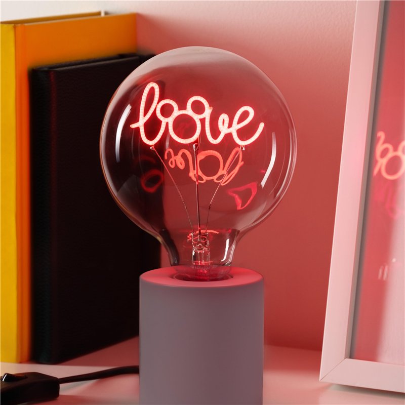 Image secondaire de Paladone Ampoule LED décorative Mickey Mouse Love E27 - À ajouter à n'importe quelle lampe compatible Edison, cadeau de collecti