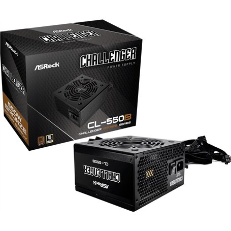 Alimentation+ATX+ASRock+Challenger+Bronze+-+550W+%28Noir%29
