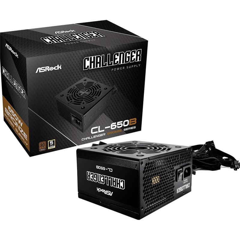 Alimentation+ATX+ASRock+Challenger+Bronze+-+650W+%28Noir%29