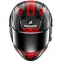 SHARK, Casque Moto Intégral Aeron Edgy Carbon Red Chrome DRU, XS