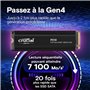 CRUCIAL - P310 - Disque SSD Interne - 1TB - Gen4 - NVMe M.2 - Jusqu'a 7100 Mo/s