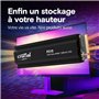 CRUCIAL - P310 - Disque SSD Interne - 2TB - Gen4 - NVMe M.2 - Jusqu'a 7100 Mo/s