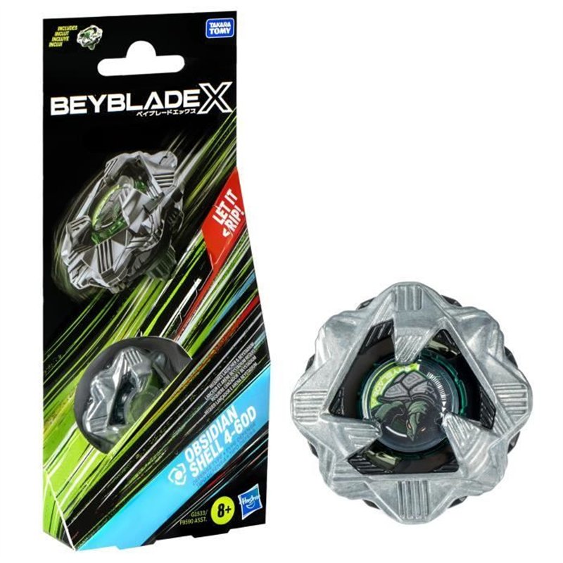 Beyblade X Pack Obsidian Shell 4-60D
