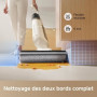 MOVA K30 - Aspirateur Laveur Sec Et Humide - Portée a plat 180° - Aspiration 18 kPa - Nettoyage des Bords - Séchage a l'air Chau