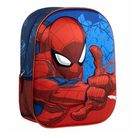 Cartable 3D Spider-Man Bleu 25,0 x 31,0 x 10,0 cm