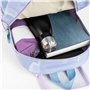Cartable 3D avec roulettes Frozen Bleu Lila 25,0 x 31,0 x 10,0 cm