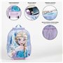 Cartable 3D avec roulettes Frozen Bleu Lila 25,0 x 31,0 x 10,0 cm