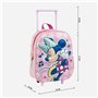 Cartable 3D avec roulettes Minnie Mouse Rose 25,0 x 31,0 x 10,0 cm
